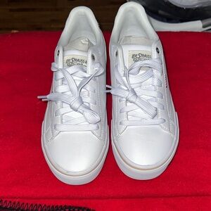 Levi's White and Tan Casual Sneakers